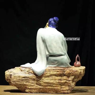 TƯỢNG SỨ PHẬT SƠN MEN CHẢY – THẦN TRÀ